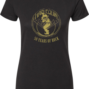Harlequin Jester logo 50 Years Ladies T-Shirt